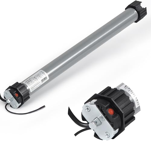 jarolift Elektronischer TDEF 40/13 Funk Rollladenmotor Funk-Rohrmotor SW60 Zugkraft 75 kg Komplettset Blockiererkennung Überlastungsschutz