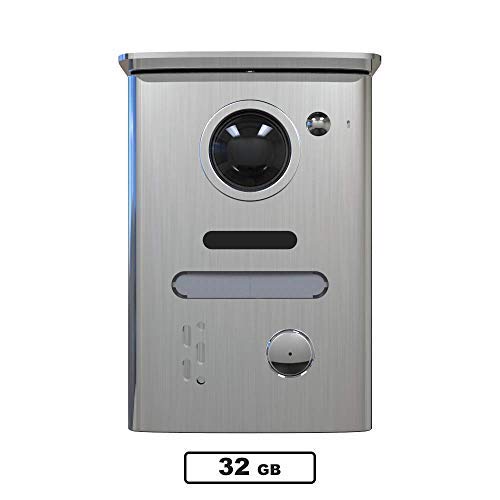 iseeBell Video Doorbell Modern, HD Video with Two-Way Audio, Night Vision and Smart App Control [Hardwired Version] (32GB)