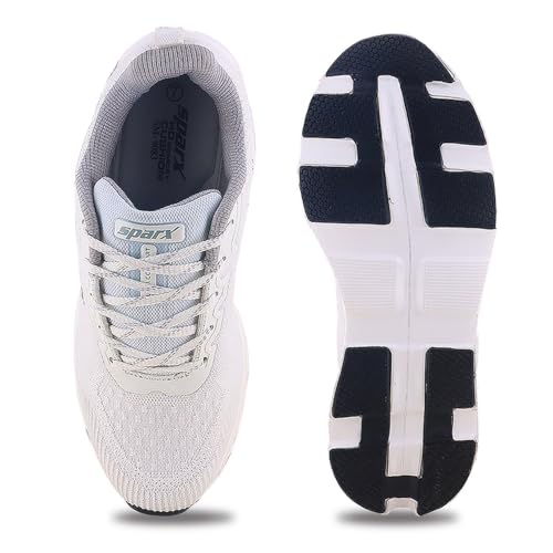 Image of SPARX Sports Running Shoes for Men - Lightweight Breathable Lace-Up Athletic Shoes with Cushioned Comfort, Shock Absorption, Durable Grip, Flexible Sole & Everyday Walking Performance
