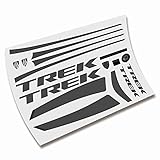 FÁCIL COLOCACIÓN KIT PEGATINAS CUADRO COMPLETO PARA BICICLETA TREK EMONDA SL6 2018-2020 (Gris Oscuro)