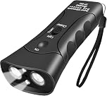 Neat-O Anti Barking Device, Handheld Dog Repeller Trainer Dual-Channel Dog Repeller Ultrasonic Handheld Dog Training Tool, 3 in 1 Bark Control Tool Frequency Levels Humanized and Safe, for Cats