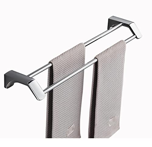 GOOPEEG Decoración de Baño Toallero Toallero Doble De Acero Inoxidable, Toallero Moderno, Toallero Montado En La Pared, Toallero para Baño, Lavabo, Cocina Mueble de Baño(7 3/8)