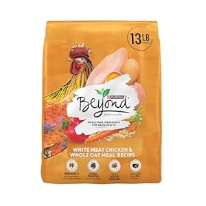 Purina Beyond Natural Dry Cat Food Wholesome Ingredients for Whole Health White Meat Chicken and Whole Oat Meal Recipe – 13 lb. Bag