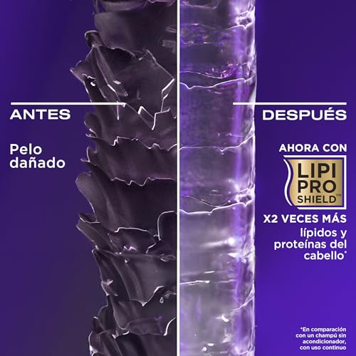 OGX Set Biotin & Collagen Thick & Full+ Shampoo y Conditioner, set champú y acondicionador con Biotina y Colágeno, texturizador de cabello para 72h de volumen, tensioactivos sin sulfatos, 2x385 ml - imagen 4