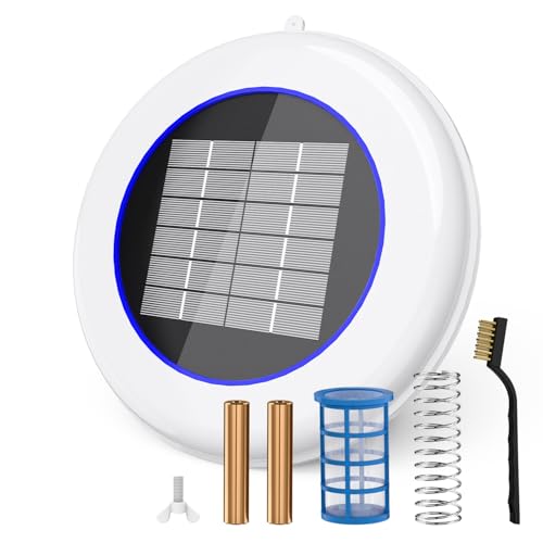 MEIGESI Solar Pool Cleaner | 2 Copper Anodes Replacement | Up to 35 000 Gal