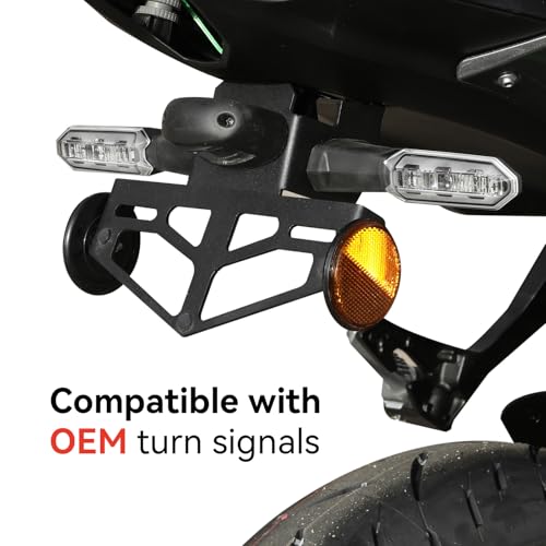 Image of Ninja 500 Z500 Fender Eliminator 2024 2025, Fender Eliminator Kits for Kawasaki Ninja500 Z 500, Rear License Plate Holder Tail Tidy for Kawasaki Ninja 500 Z500 2024 2025 Accessories