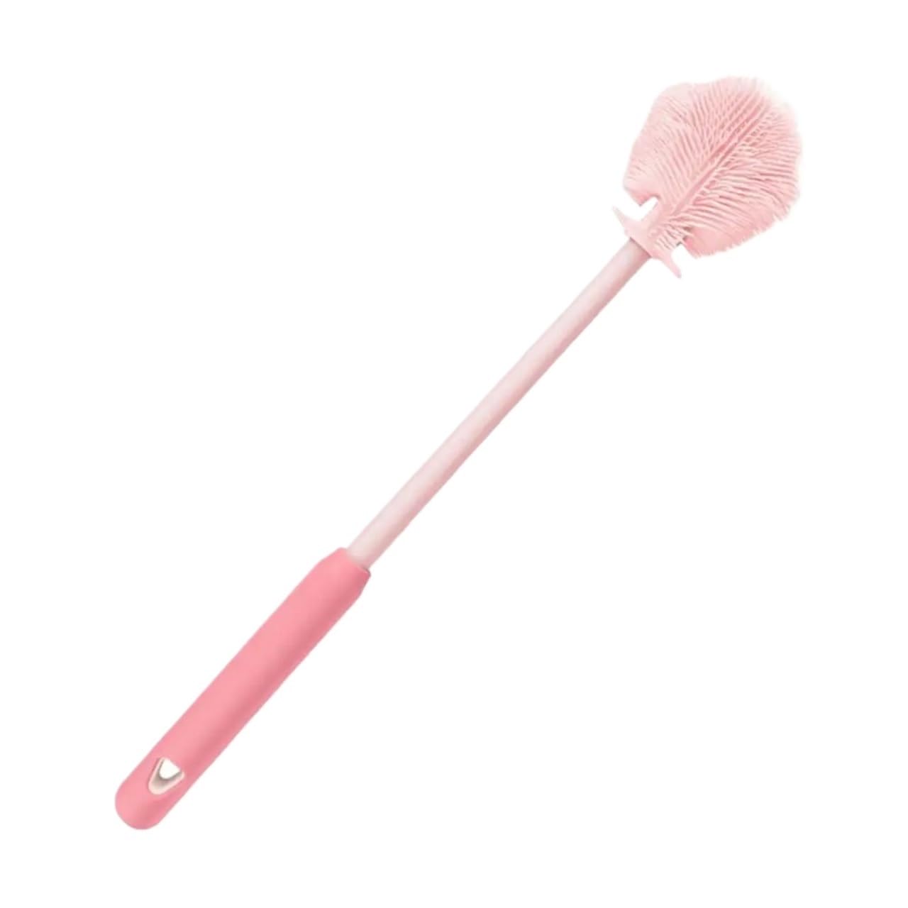 Bottle Brush 1pc Long Handle Cup Brush Flexible Deep Cleaning, Suitable For Water Bottles(Pink)
