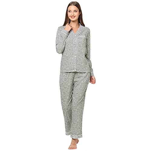 MAYSIXTY Rayon Classic Pyjama Set for Women – Comfortable Sleepwear for Ladies MAYSIXTY Rayon Classic Pyjama Set for Women – Comfortable Sleepwear for Ladies