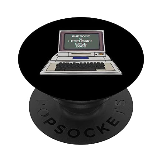 18 cumpleaños Vintage 2005 PopSockets PopGrip Intercambiable