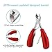 7 Pcs Toenail Clipper Kit for Ingrown, Thick Nails - Ingrown Toenail Tool - Professional Podiatrist Heavy Duty Toe Nail Clippers for Adult Women & Men, Manicure & Pedicure