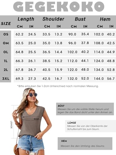 GeGekoko Womens Cap Sleeve Blouses T-Shirt Casual Loose Fit Basic Shirts Tank Tops White - Image 3