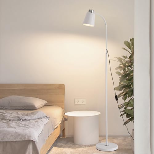 Lista de Lampara piso . 46 Lámpara de Piso Moderna para Sala de Estar,Lampara de Pie Negra Minimalista,Industrial Lámpara de Pie con Cuello de Cisne Ajustable,Adecuado para Sala,Dormitorio, Recamara...