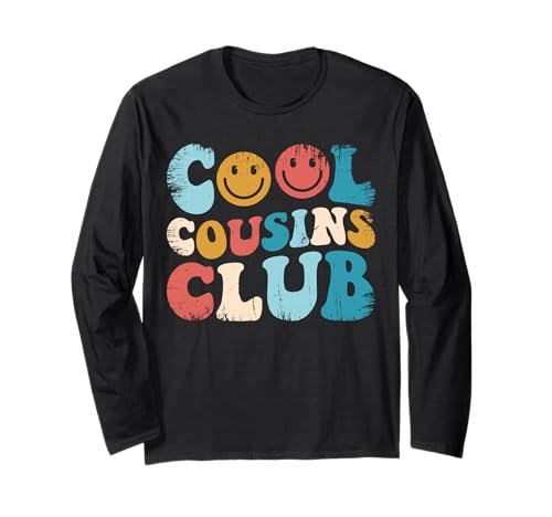 Unisexe Cool Cousins Club, Funny Cousin Crew Kids Boys Girls Manche Longue