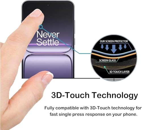 Image of FabeKee Front Privacy Tempered Glass for OnePlus 15 Screen Protector (28 Degree Privacy) 9H Glass Anti-Spy Screen Guard Black