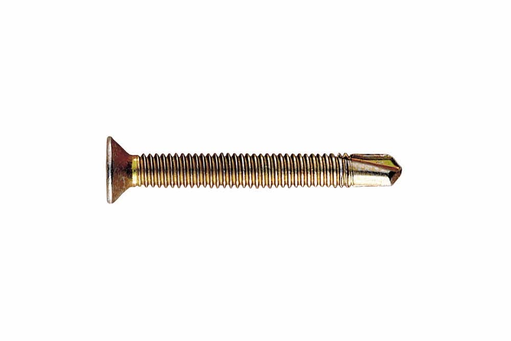 Vis pour la de PVC bichromaté m-4,0 x 38 Index p50 m438 pour fixer tasseaux et cadres