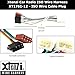 Xtenzi Car Radio ISO Wire Harness Compatible with Toyota Tacoma 2005-2020, RAV4 1996-2009, Tundra 2004-2018 Subaru 2014-2019 Stereo Cable Plug XT1761-12