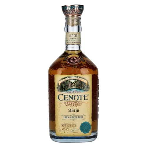 Cenote Tequila Añejo 100% Agave Azul 40,00% 0,70 lt.