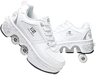 Red Roller Skates for Boys and Girls, 64mm Wheels for Kids