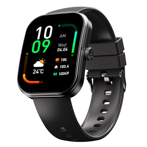 Image of boAt Wave Sigma 3 Curv Smartwatch with 2.01 inch (5.33 cm) Immersive Curved Display, Metallic Finish, Functional Crown, BT Calling, Sleep, Stress, Heart Rate & SpO2 Monitoring, SOS, IP68 (Black Active)