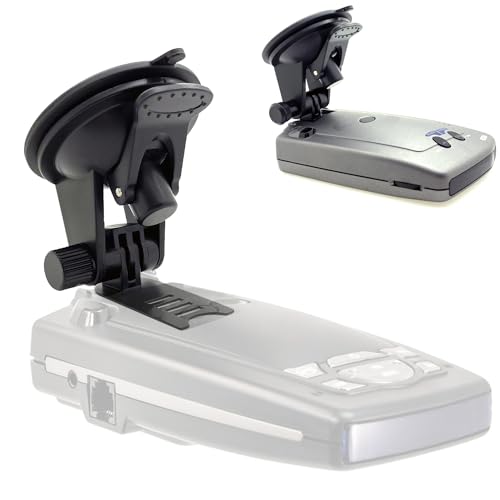 ChargerCity Hot Weather Resistant Suction Windshield Suction Cup Mount Compatible only with ES-Cort Passport 9500 8500 7500 Solo S2 S3 S4 Radar Detectors (Please Verify Compatibility in Detail)