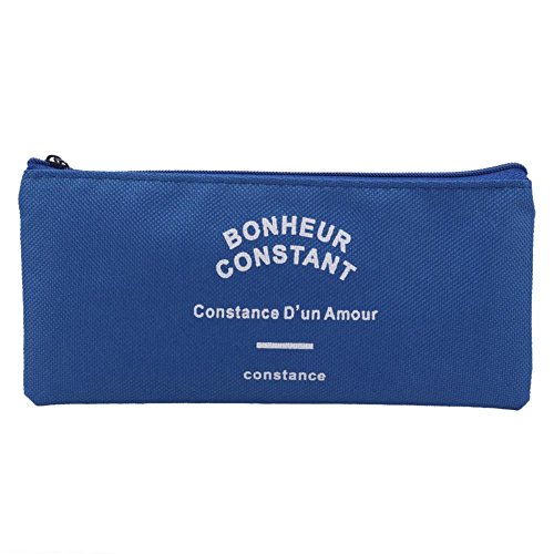 Matefield - Bolígrafo de lona coreana a rayas para cosméticos, artículos de papelería, material escolar, color 2