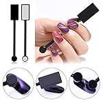 SILPECWEE 15Pcs Nail Magnet Set Cat Eye Gel Nail Polish Magnet Wand Magnetic Nail Polish Cat Eye Magnet for Nails Cat Eye Magnets Sticks Nail Design Tools Nail Art - Image 2