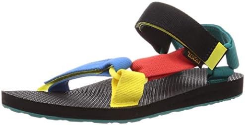 Teva Unisex Ankle-Strap Open Toe Sandals, Multicolour 90s Multi SMU, 9 US Men