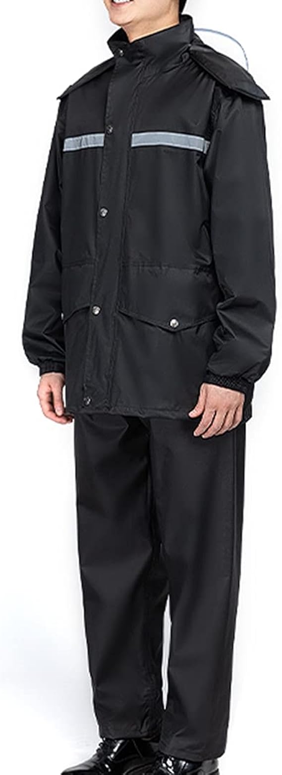 Amazon レインウェア 上下セット メンズ 透湿 レインコート レディース つば付き おしゃれレインスーツ 男女兼用 撥水 カッパ 女性 雨合羽 男性 自転車 バイク 雨着 ゴルフ 釣り 雨具 登山 通勤 通学 梅雨対策 収納袋付き M 4xl レインコート ポンチョ 通販