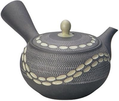 常滑焼 急須 高資黒流線カット