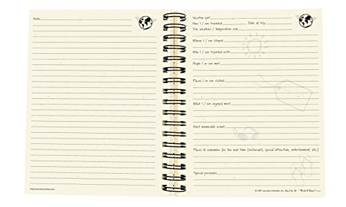 Write-it-Down-series-by-Journals-Unlimited-Guided-Journal-Vacation-The-Travelers-Journal-Full-size-75x-9-Kraft-Hard-Cover-Made-in-USA