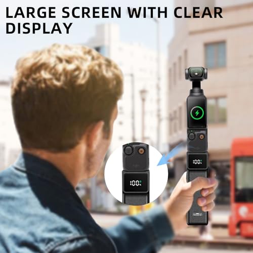 Image of Pocket3 /4 Battery Handle For DJI osmo Pocket 3 Extended Accessories 5000mAh provides 180 Minutes Mobile Power With MINI Tripod Battery Handle（USB-C Does not support all output） (DJI osmo Pocket 4)