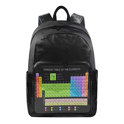 Preisvergleich Produktbild Lustiger Rucksack Periodensystem der Elemente Schultertasche Wandern Camping Daypack Schule Reise Computer Tasche für Kinder Jungen Mädchen Männer Frauen