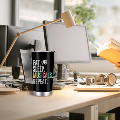Image of Theater Tumbler for Girls & Women, Broadway Theater Gifts, 20oz Travel Coffee Mug