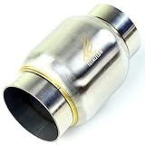 TOTALFLOW 6644 Mini Race Exhaust Muffler | 304 Stainless Steel | 2.5' Inner Diameter Inlet - 2.5' Outer Diameter Outlet