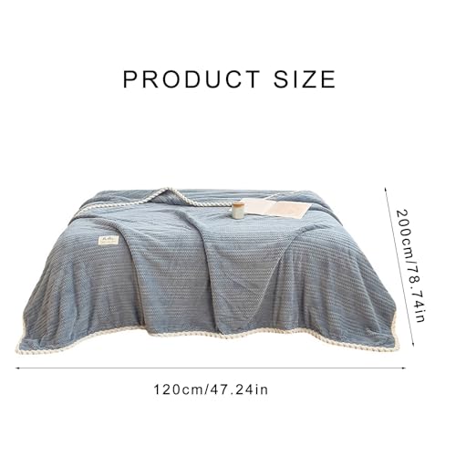 Couverture de relaxation en velours jacquard doux et chaud