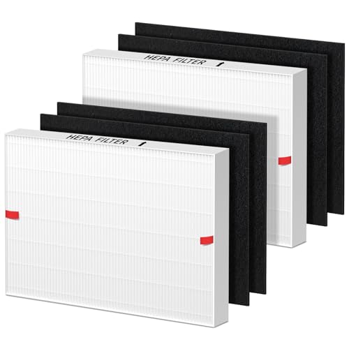 Image of AP-1512HH Filter Replacement for Coway Airmega AP-1512HH and 200M Air Purifiers, 2 True HEPA and 4 Carbon Pre-Filter, Compared to Part # 3304899