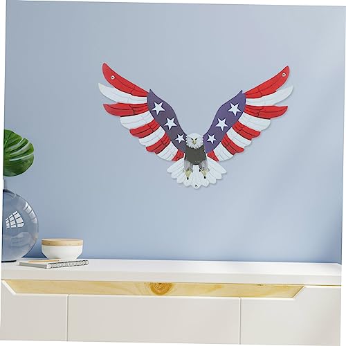 IMIKEYA-American-Eagle-Wall-Decoration-Retro-Wall-Art-Us-Flag-Wall-Art-Flag-Decor-Patriotic-Eagle-Wall-Art-Patriotic-Country-Wall-Art-Metal-Decor-Decoration-Iron-Statue-Animal IMIKEYA American Eagle Wall Decoration Retro Wall Art Us Flag Wall Art Flag Decor Patriotic Eagle Wall Art Patriotic Country Wall Art Metal Decor Decoration Iron Statue Animal