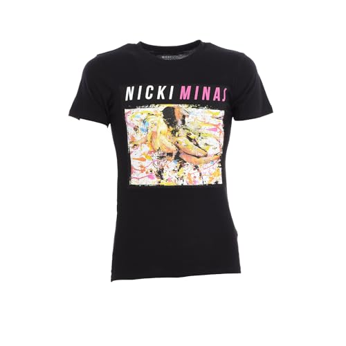 Eleven Paris T-Shirt à Manches Courtes Nicki à col Rond 13S1LT076 pour Homme, Noir, XS
