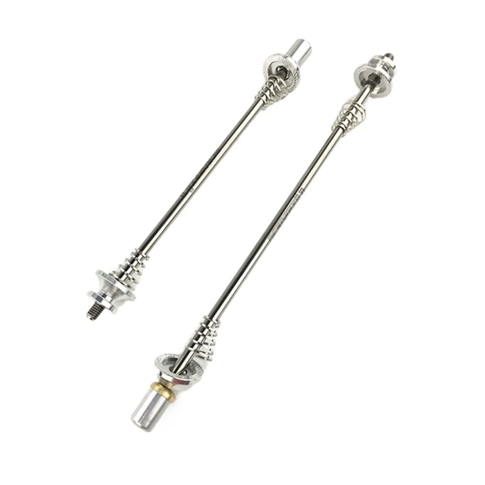 Blocages rapides de brochettes MTB et route en aluminium argent robuste