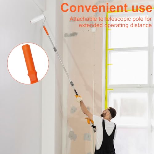 TOKSEO Entlüftungsroller Stachelwalze Ausgleichsmasse, Stachelwalze Entlüftungswalze zur Entlüftung von Bodenbeschichtungen