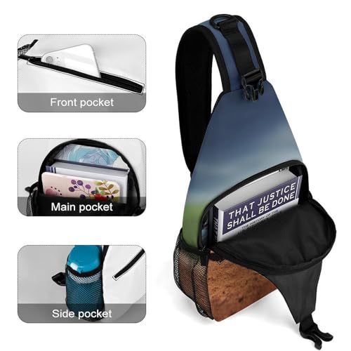 Bolso cruzado deportivo tipo sling para hombres y mujeres miniatura 4