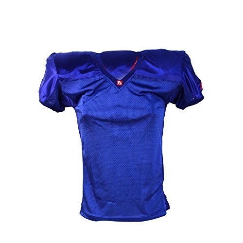 Maillot de football américain respirant barnett FJ-2 bleu royal de taille M