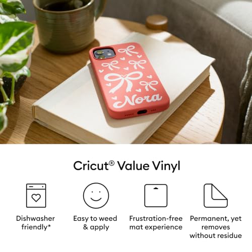 Image of Cricut Value Permanent Vinyl - 10ft Rainbow Sampler (12in x 12in Sheets)