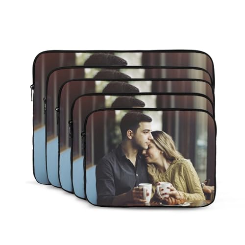 Funda personalizada para laptop de 15 pulgadas negra miniatura 2