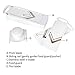 LisaKitchen 3 Stainless Steel Blades Mandoline Slicer for Vegetable, Fruit & Cheese