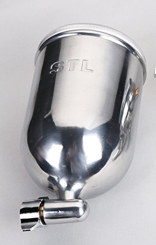 Image of High Performance W77-G HVLP Gravity Feed Spray Gun (Nozzle Size 3.5mm, Silver)