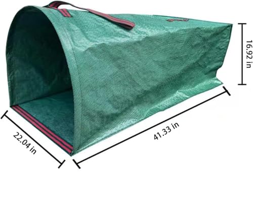 Bolsa recolectora de hojas reutilizable con recogedor para residuos de patio 3