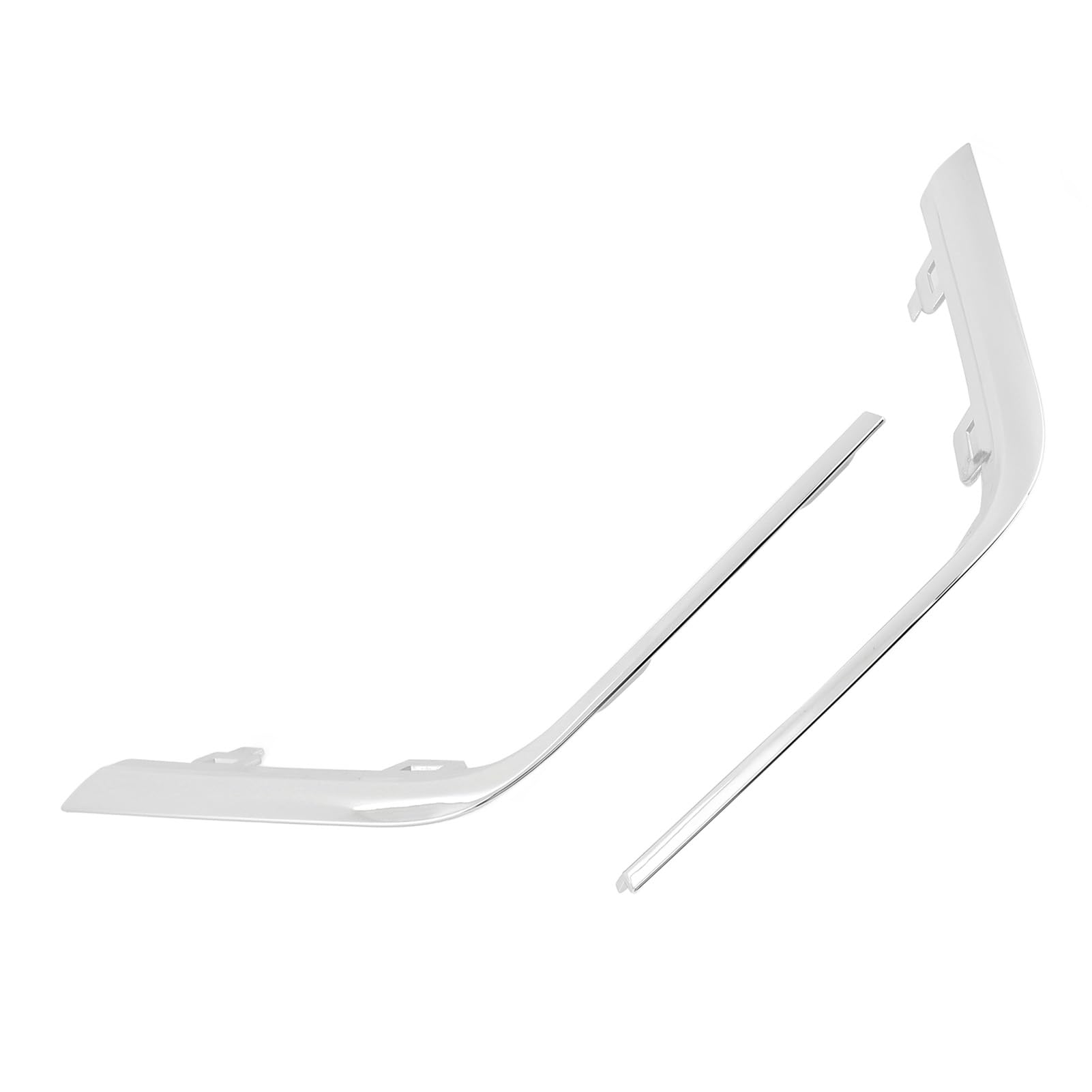 Garnitures Chromées D'antibrouillard, Garniture de Moulage de Grille de Pare-chocs Avant pour IV Facelift 2016-2019, Matériau ABS avec Traitement de Chromage,