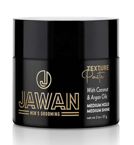 JAWAN Matte Paste Cream Medium Hold & Shine Hair Styling Clay Texture Cream with Coconut and Argan Oils 57g