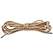 DailyShoes Ladies Round Waxed Shoelaces Oxford Flat Dress Canvas Shoe Laces, (Great for Fun Crafts Projects), (1 PAIR), Brown, 36" INCH (91 cm)